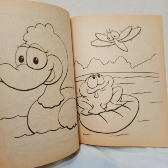 Jumbo Coloring Activity Book 1993 Justen Products - Picture 8 of 12